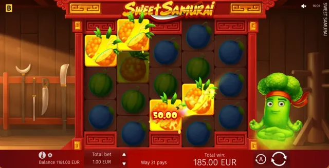 Sweet Samurai: official Win Slice presentation.