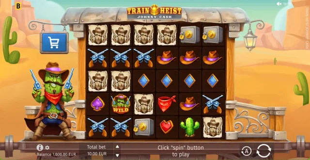 Train Heist Johnny Cash: official base-game layout.