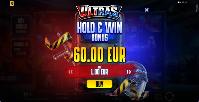 Ultras: official feature purchase menu.