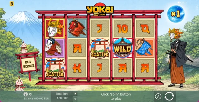 Yokai: official base-game layout.