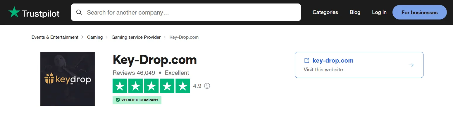 Keydrop com trustpilot