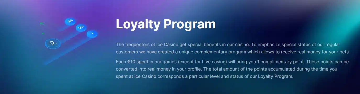 Ice Casino Loyalty Program