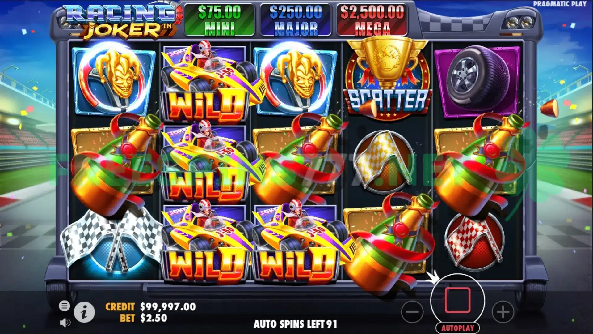 Racing Joker Slot by Pragmatic Play