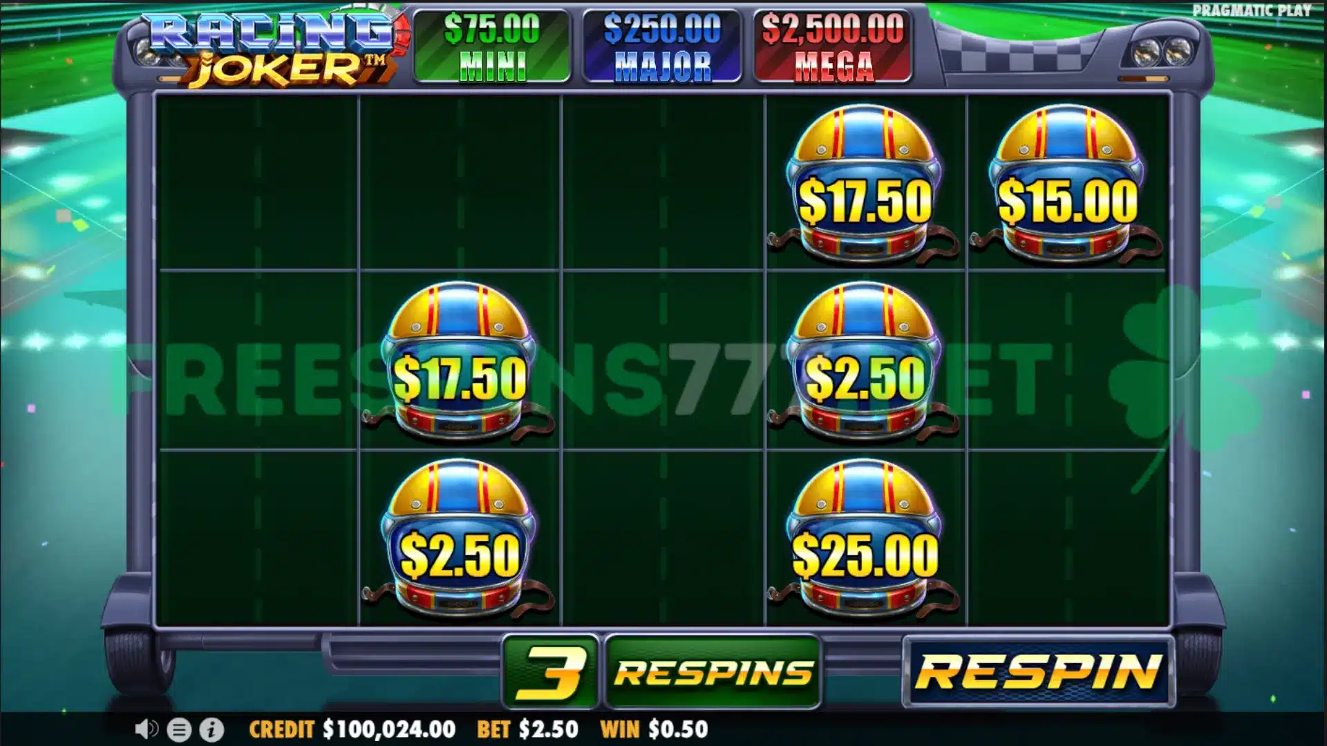 Racing Joker Slot by Pragmatic Play