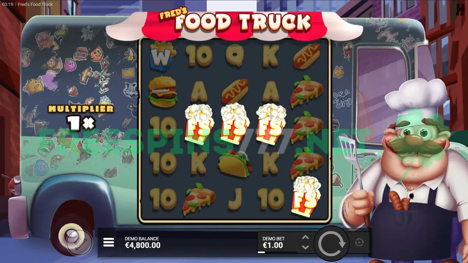 Freds Food Truck Slot