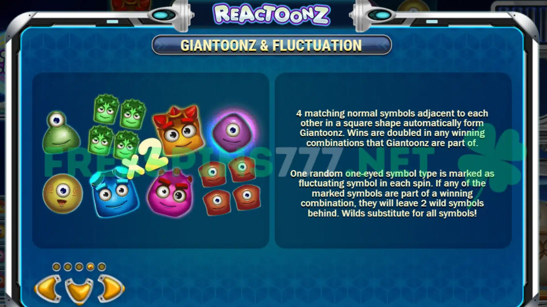 Reactoonz Slot