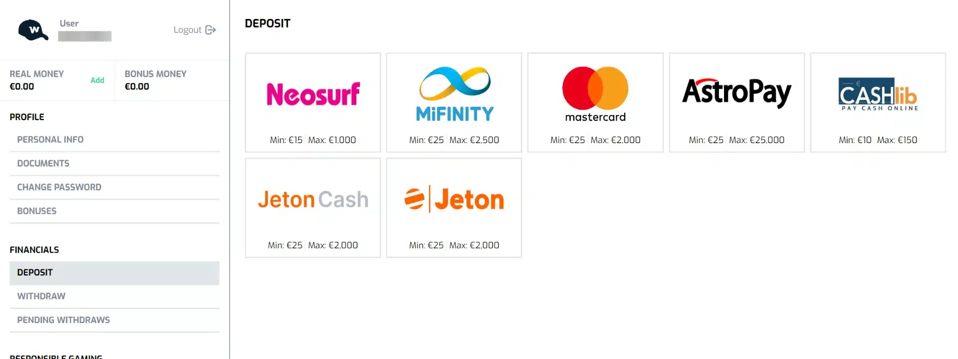 Payment Methods and Support