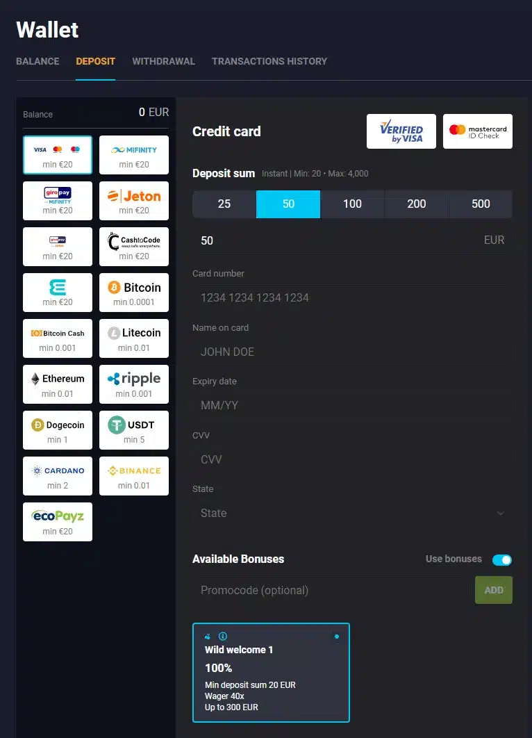 Payment Methods