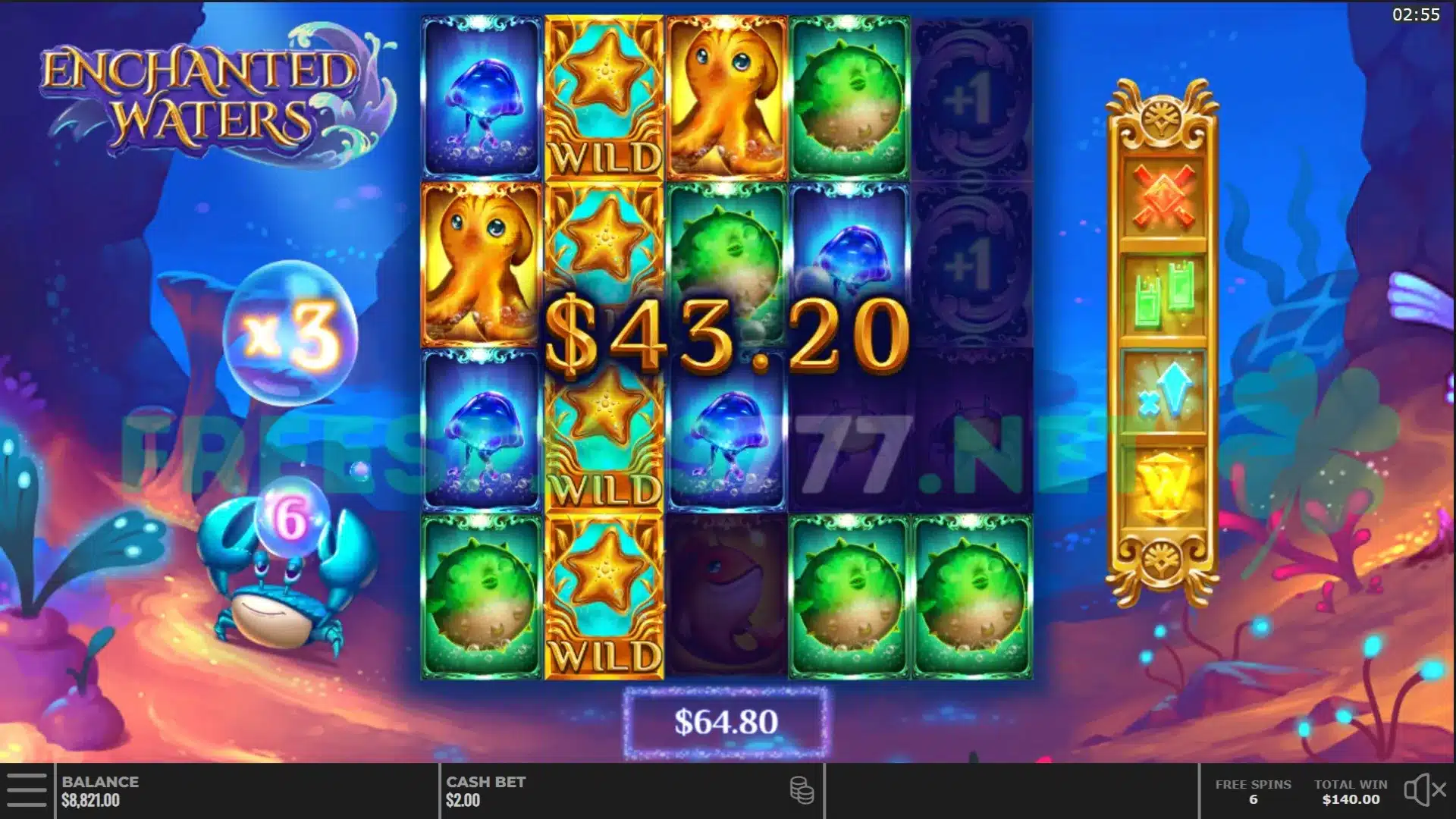 Free Spins: Mermaids' Blessings Amplified