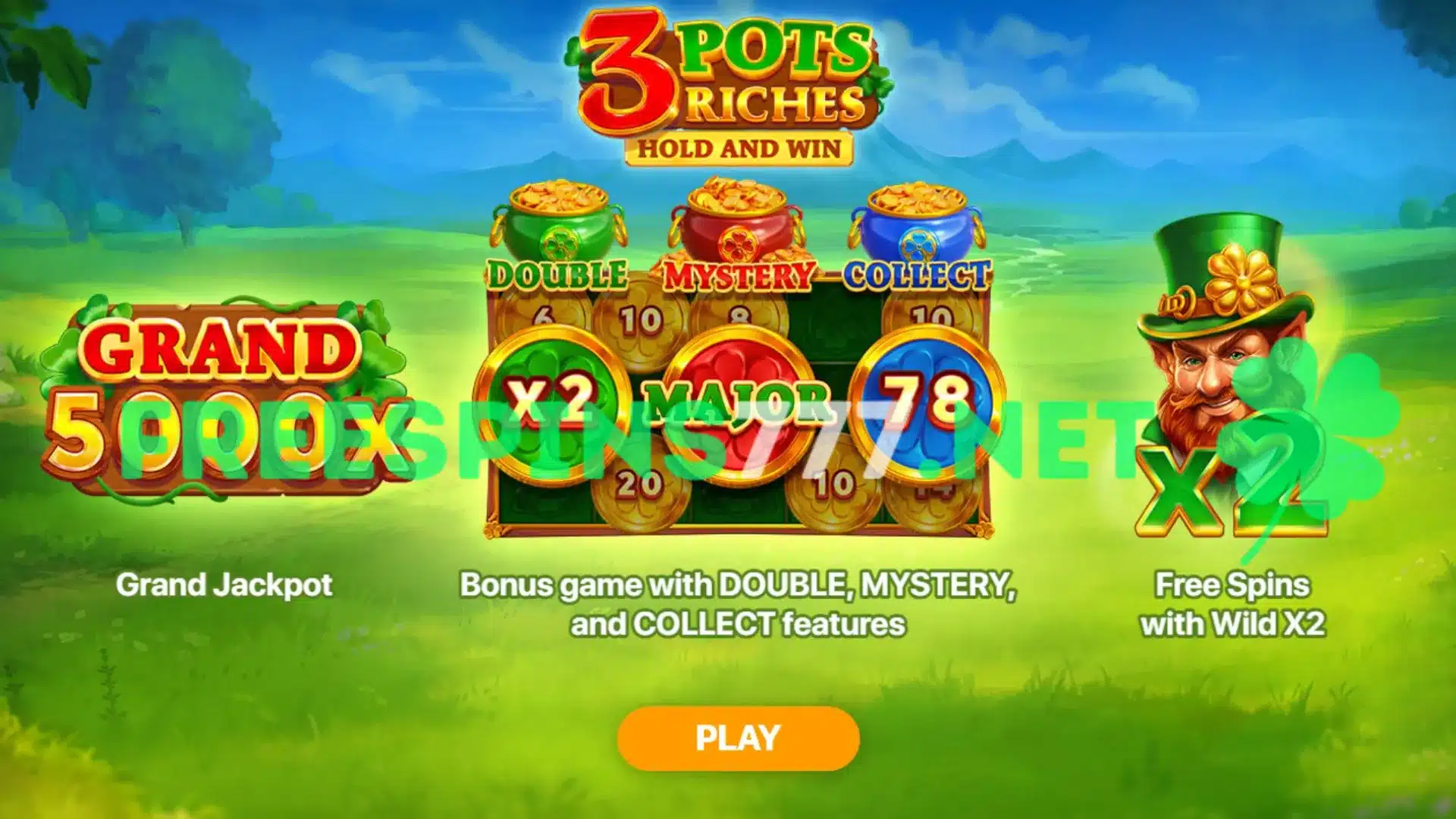 3 Pots Riches Hold and Win Slot Review