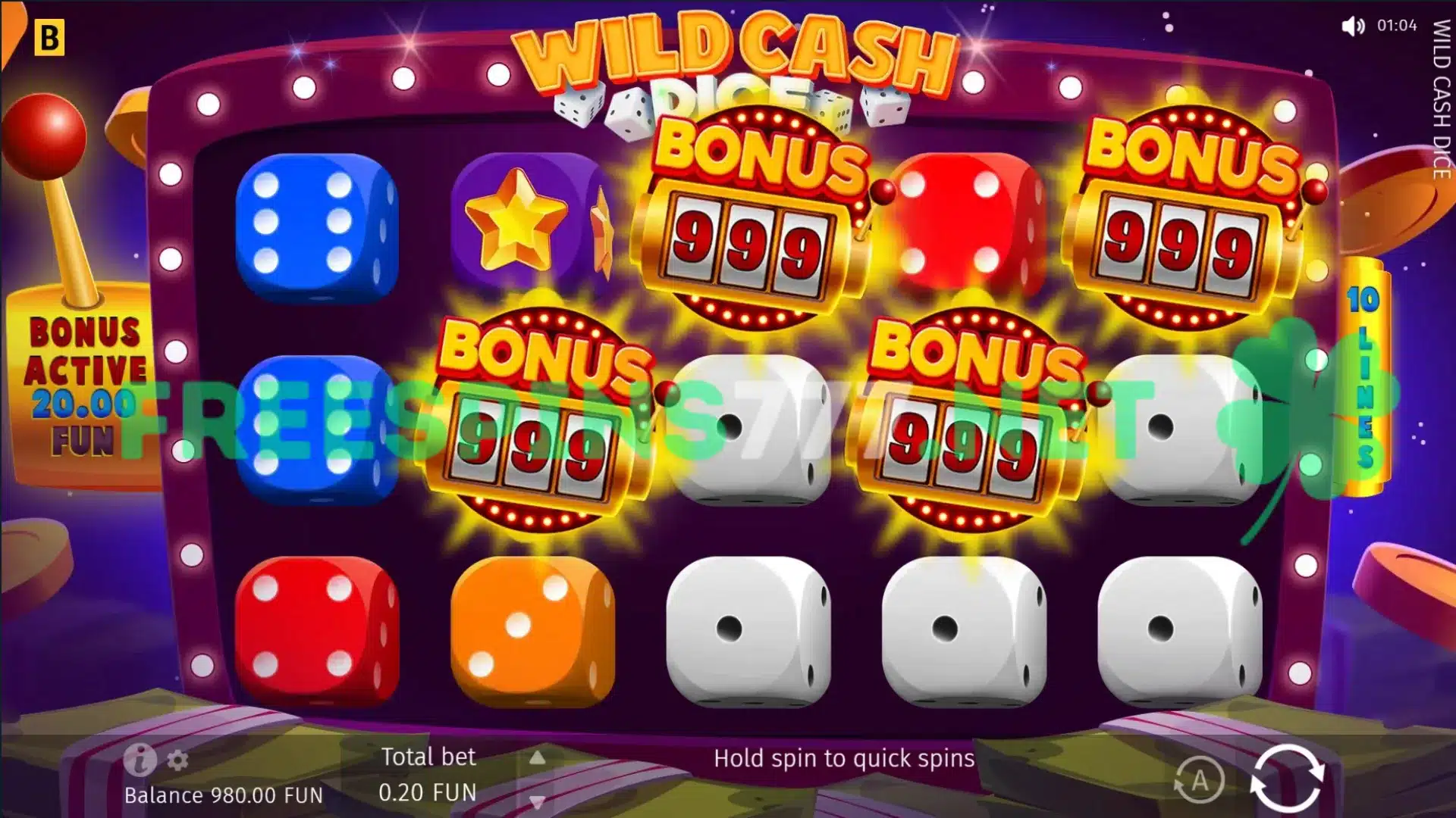 Wild Cash Dice