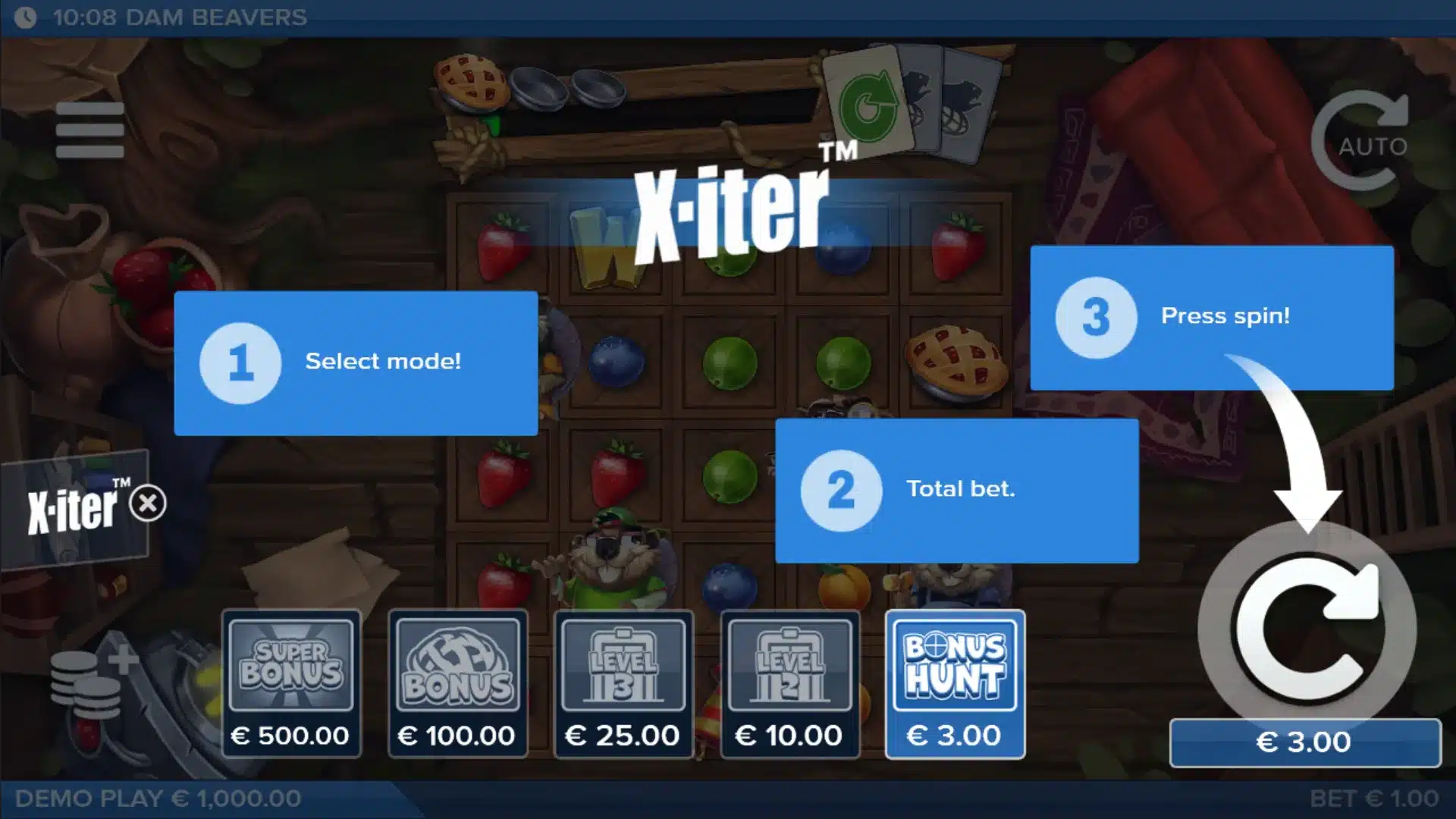 X-iter: Choose Your Bonus