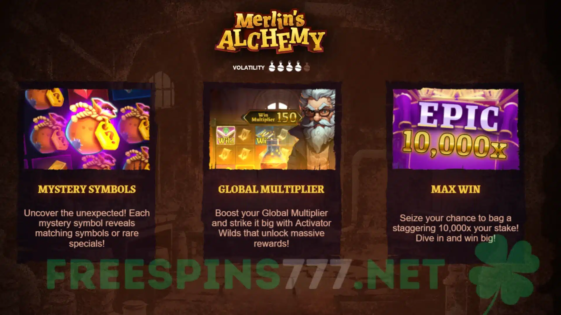 Merlins Alchemy Slot Review