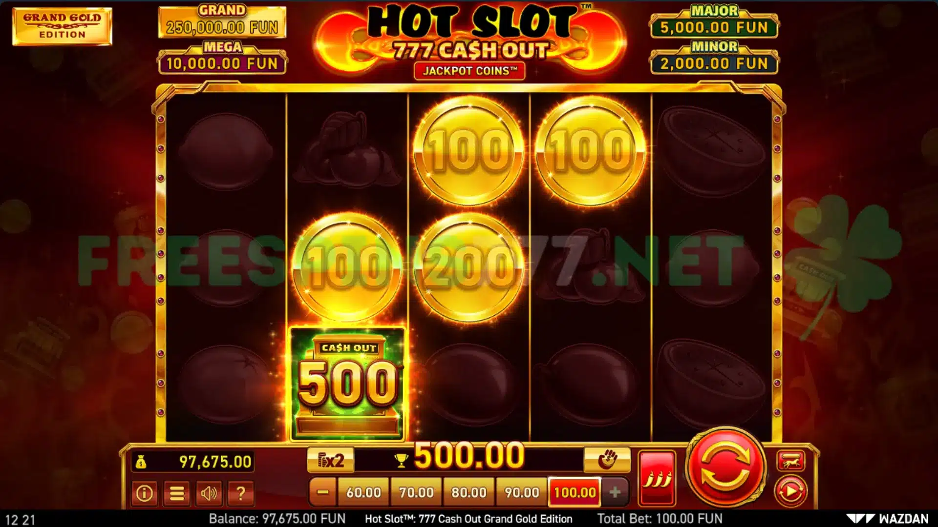 Hot Slot 777 Cash Out Grand Gold Edition