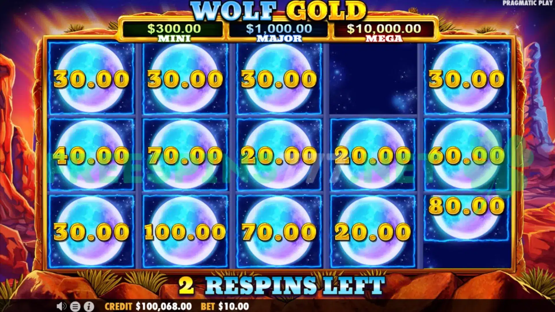 Wolf Gold Slot Features