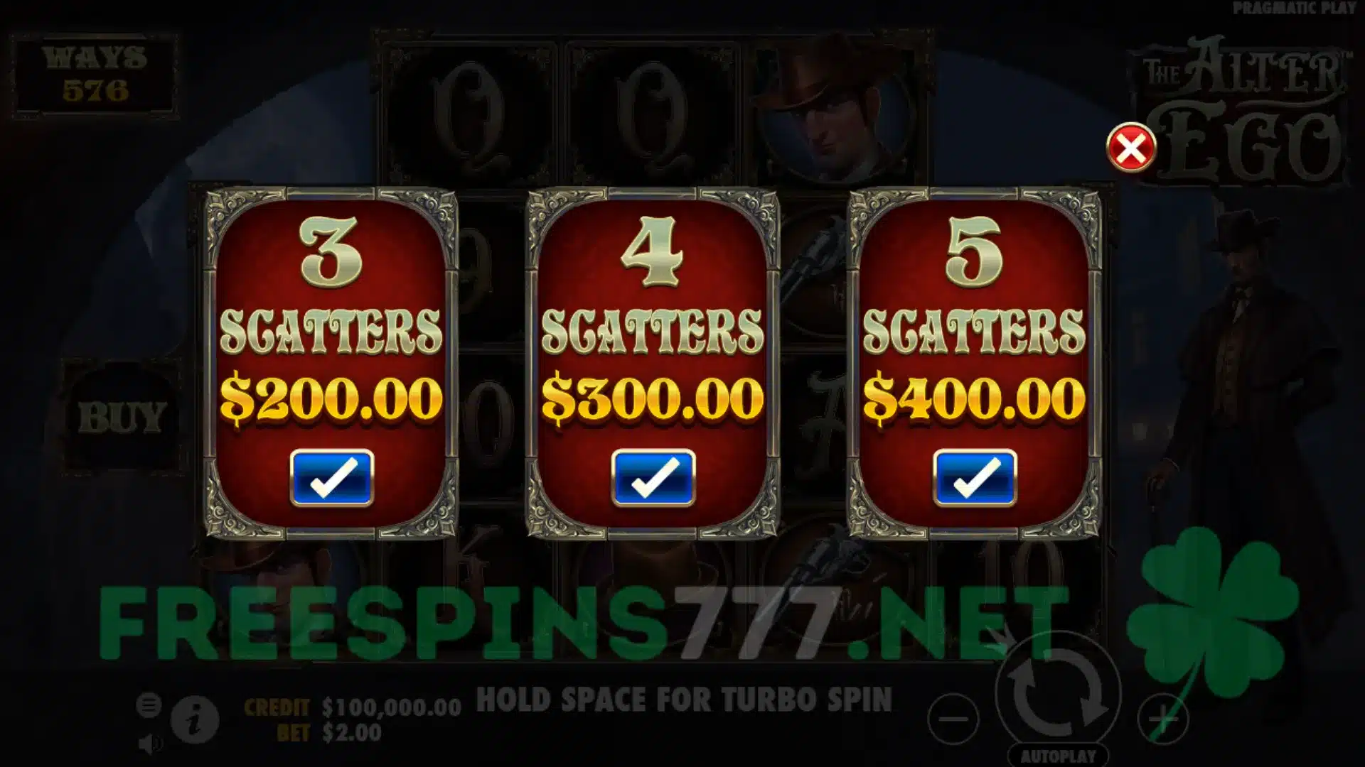 Buy Free Spins Feature