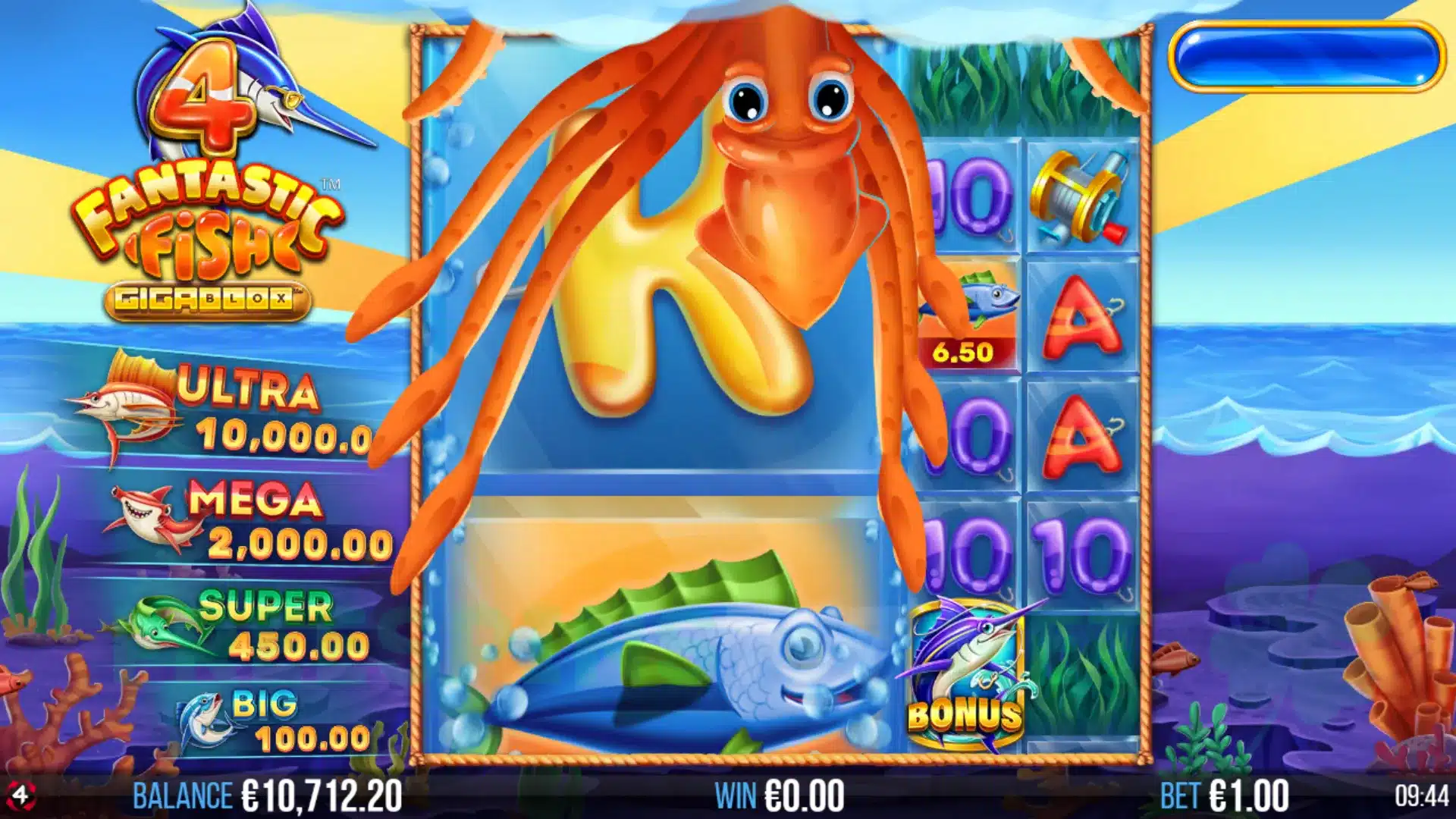 Fishing Respins Bonus