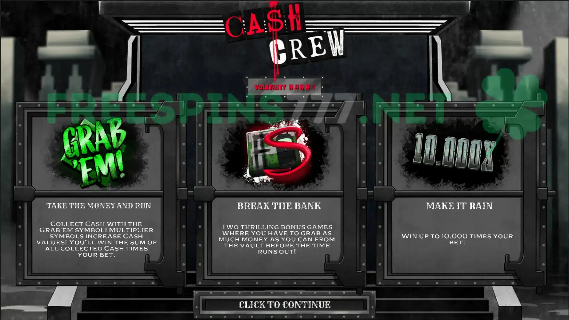 Cash Crew Slot Review