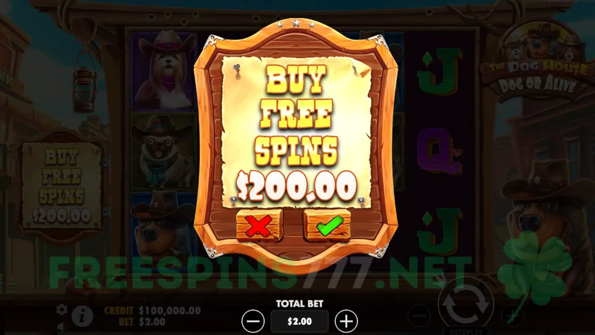 Buy Free Spins Feature