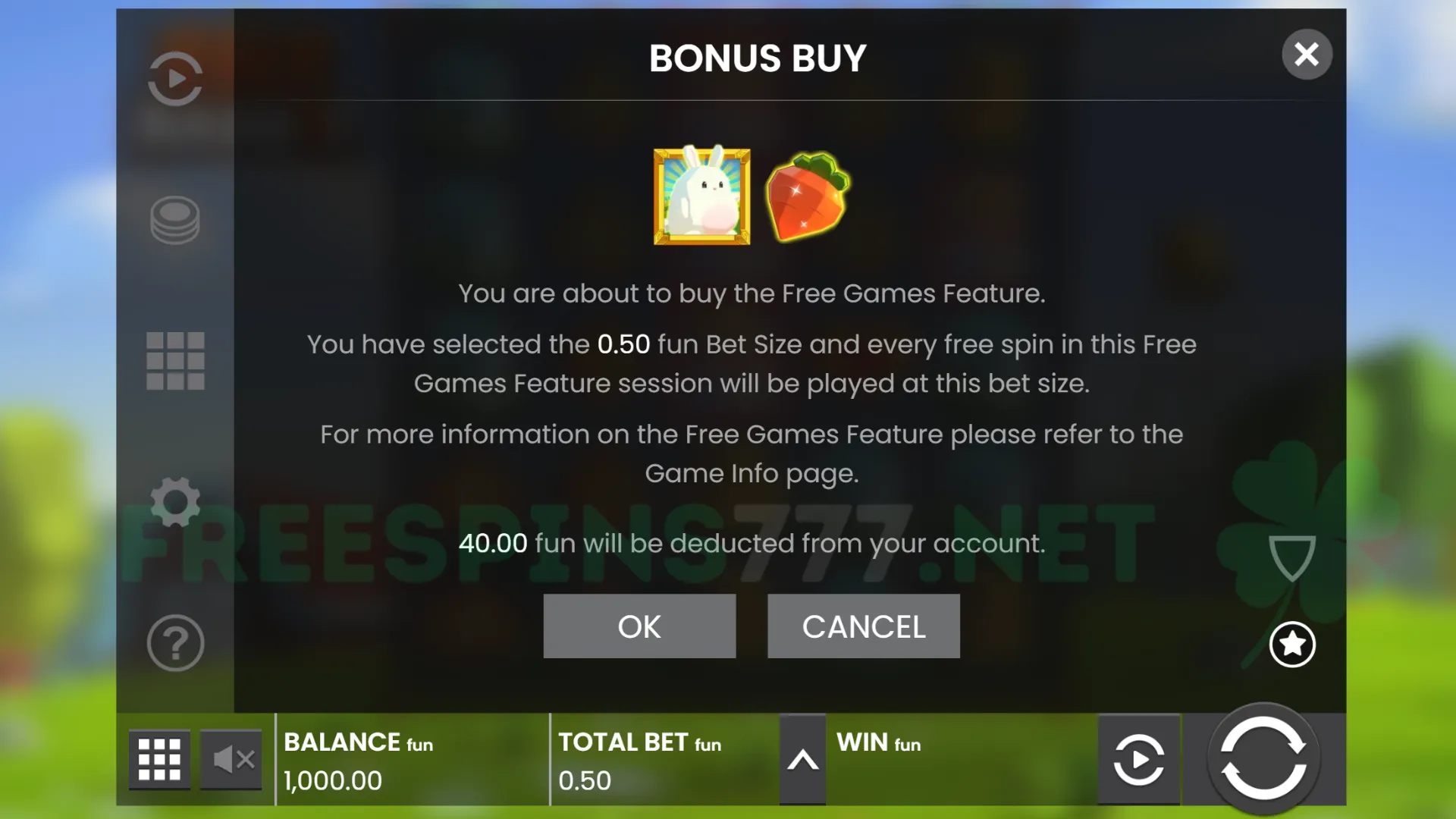 Fat Rabbit Bonus Buy Feature