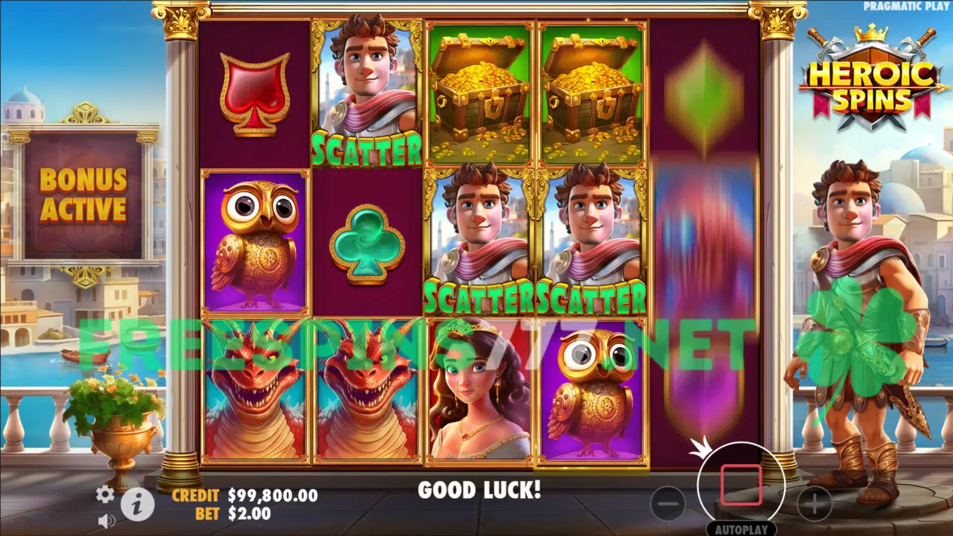 Heroic Spins Slot Review (Pragmatic Play)