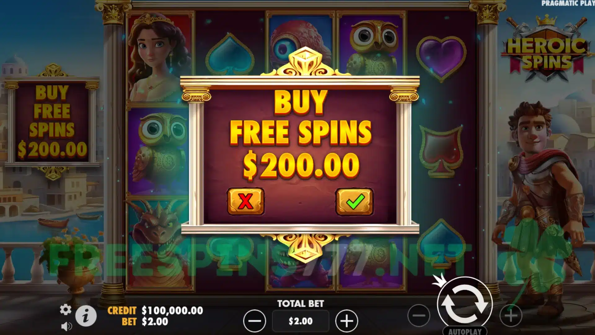 Buy Free Spins Feature