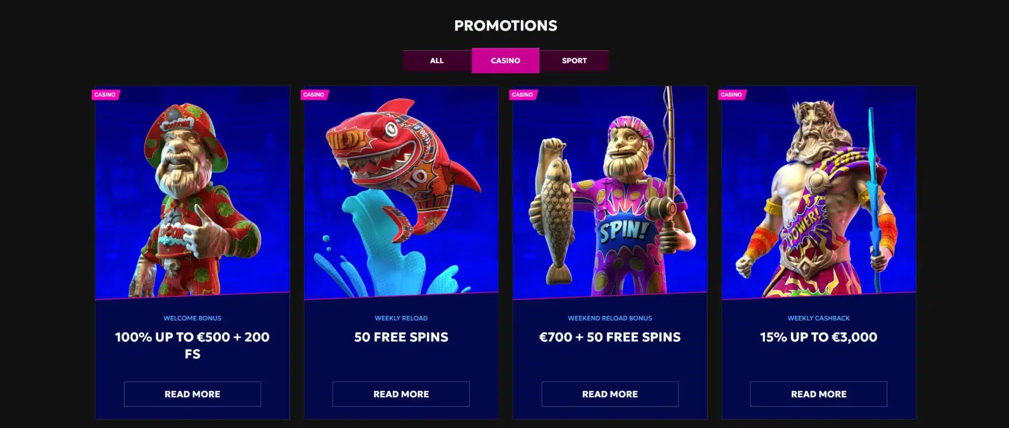 Bonuses and Promotions