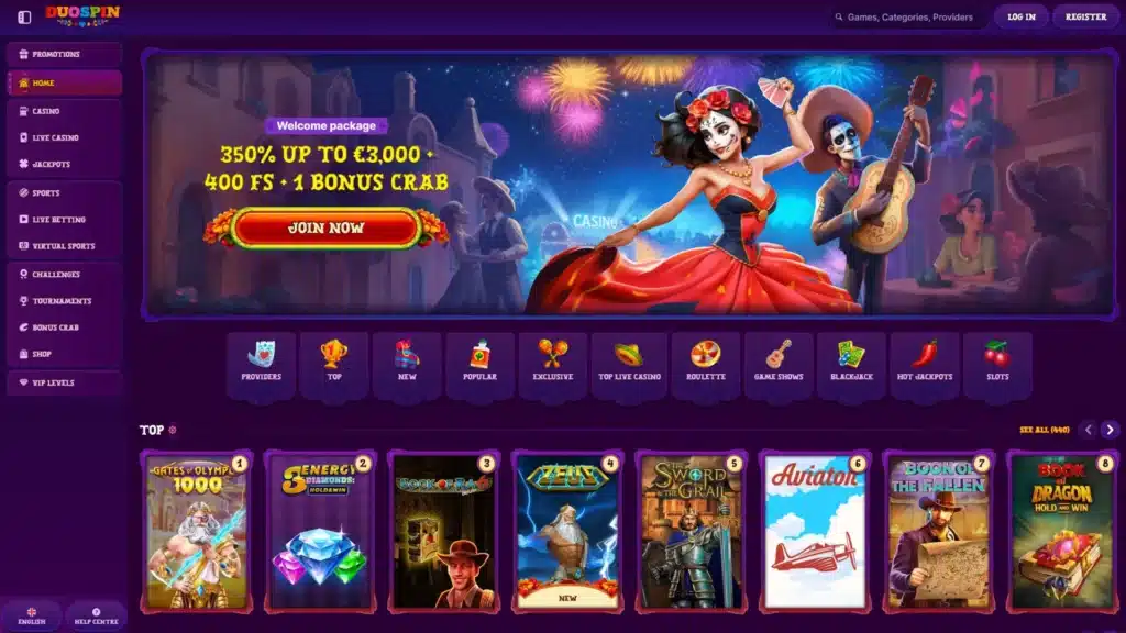 duospin casino review wallpaper