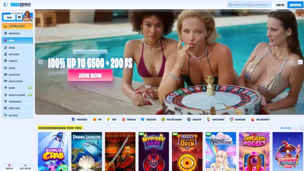 only fans styled only spins bonus crab casino wallpaper